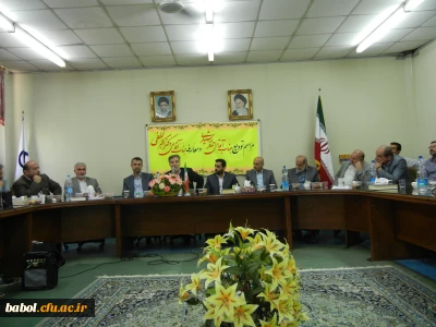 حضور آقای رحمانی دبیر هئیت امناء دانشگاه فرهنگیان و آقای شکیبا