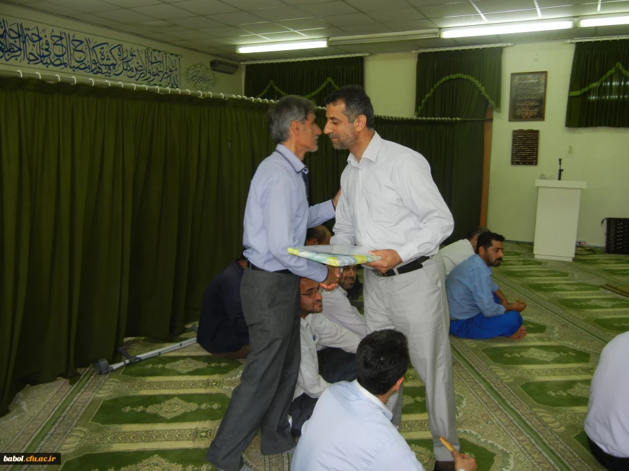 تقدیر از آزادگان محترم مرکز