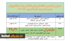 انتخاب واحد دانشجویان در نیمسال دوم تحصیلی