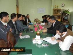 جلسه هماهنگی  دانشجویان با مسئولین مرکز برای برگزاری یادواره شهداء