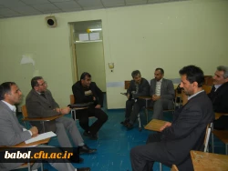 جلسه مدیران گروههای آموزشی  با اعضاء