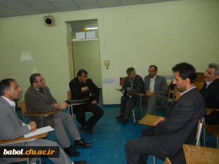جلسه مدیران گروههای آموزشی  با اعضاء