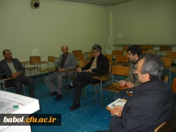 جلسه مدیران گروههای آموزشی  با اعضاء