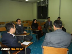 جلسه مدیران گروههای آموزشی  با اعضاء