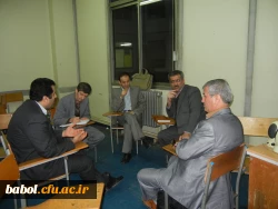 جلسه مدیران گروههای آموزشی  با اعضاء