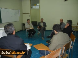 جلسه مدیران گروههای آموزشی  با اعضاء