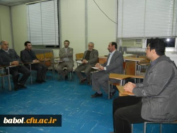 جلسه مدیران گروههای آموزشی  با اعضاء