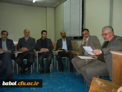 جلسه مدیران گروههای آموزشی  با اعضاء