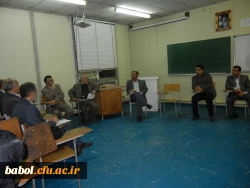 جلسه مدیران گروههای آموزشی  با اعضاء