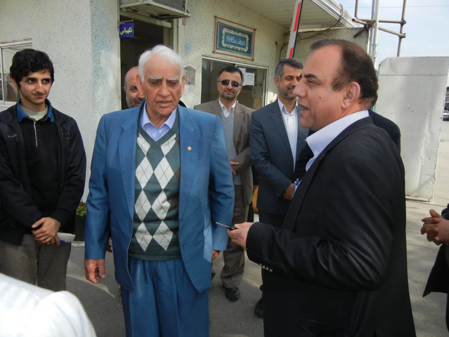 حضور جهان پهلوان امامعلی حبیبی  در جمع مسئولین و دانشجویان مرکز