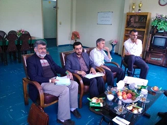 حضور مسئول امورایثارگران و ترویج ارزش های انقلاب اسلامی دانشگاه فرهنگیان و دیدار با آزاده و جانباز آقای ابراهیم خیراله زاده