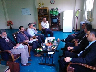 حضور مسئول امورایثارگران و ترویج ارزش های انقلاب اسلامی دانشگاه فرهنگیان و دیدار با آزاده و جانباز آقای ابراهیم خیراله زاده