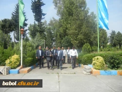 حضور مسئول امورایثارگران و ترویج ارزش های انقلاب اسلامی دانشگاه فرهنگیان و دیدار با آزاده و جانباز آقای ابراهیم خیراله زاده