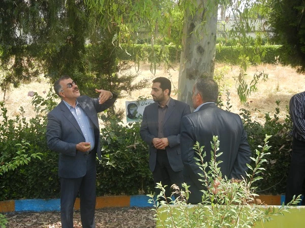 حضور مسئول امورایثارگران و ترویج ارزش های انقلاب اسلامی دانشگاه فرهنگیان و دیدار با آزاده و جانباز آقای ابراهیم خیراله زاده