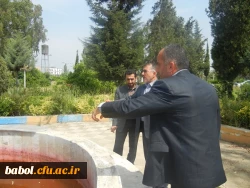 حضور مسئول امورایثارگران و ترویج ارزش های انقلاب اسلامی دانشگاه فرهنگیان و دیدار با آزاده و جانباز آقای ابراهیم خیراله زاده