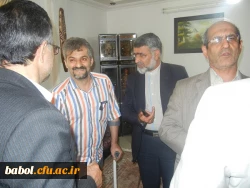 حضور معاون محترم توسعه مدیریت و منابع دانشگاه فرهنگیان  و همکاران برای دیدار با خانواده ی محترم همکار ایثارگر و جانباز مرکز آقای ابراهیم خیراله زاده