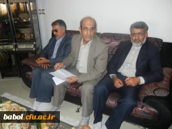 حضور معاون توسعه مدیریت و منابع دانشگاه فرهنگیان در دیدار با خانواده محترم آزاده و جانباز مرکز آقای ابراهیم خیراله زاده