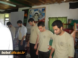 حضور مسئولین مرکز در بین دانشجویان اعزامی به اردوهای جهادی