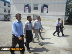 حضور مسئولین محترم اداری و اموال دانشگاه فرهنگیان آقایان فراهانی و اولایی درمرکز