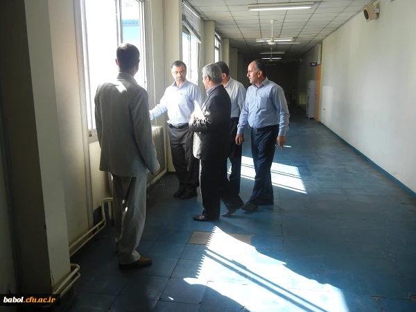 حضور سرپرست محترم ارزیابی و عملکرد دانشگاه فرهنگیان آقای دکتر کیانی در مرکز و بازدید از بخش های مختلف