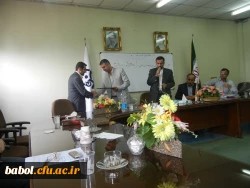 معرفی همکار محترم آقای محمودی به عنوان مسئول حراست مرکز از طرف دانشگاه فرهنگیان