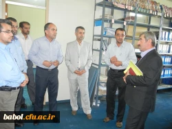 حضورمعاون محترم ارزیابی و عملکرد دانشگاه فرهنگیان آقای دکتر کیانی در مرکز آموزش عالی شهید رجایی بابل(پنج شنبه 06/06/93)