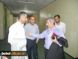 حضورمعاون محترم ارزیابی و عملکرد دانشگاه فرهنگیان آقای دکتر کیانی در مرکز آموزش عالی شهید رجایی بابل(پنج شنبه 06/06/93)