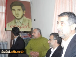 دیدار مسئولین و دانشجویان مرکز از خانواده محترم شهید علی احمدی
