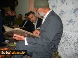 دیدار مسئولین و دانشجویان مرکز از خانواده محترم شهید علی احمدی