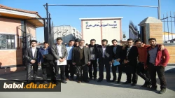 بازدید دانشجویان رشته جغرافیا از مؤسسه آموزش عالی هراز(آمل)