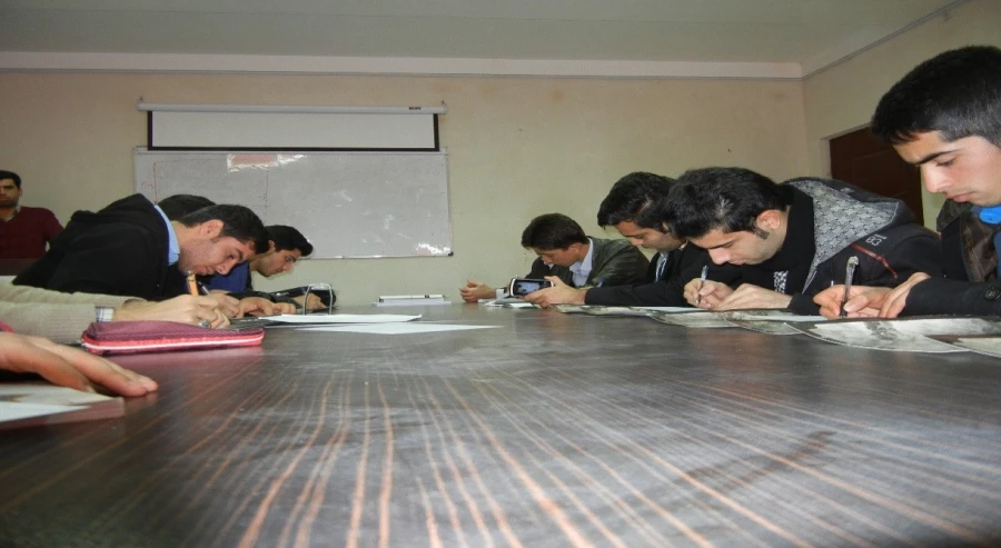 بازدید دانشجویان رشته جغرافیا از مؤسسه آموزش عالی هراز(آمل)