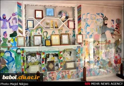 بازدید از موزه بانو مکرمه قنبری (نقاش بی سوادی که به شهرت جهانی رسید.)