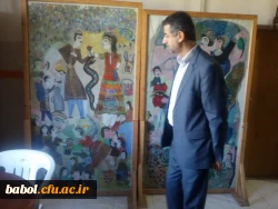 بازدید از موزه بانو مکرمه قنبری (نقاش بی سوادی که به شهرت جهانی رسید.)