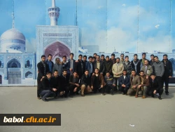 اردوی فرهنگی به مشهد مقدس