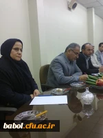 با حضور ریاست  و معاونت محترم اداره آموزش و پرورش  شهرستان بابل و مدیران و نماینده معلمان راهنمای مجری طرح کارورزی