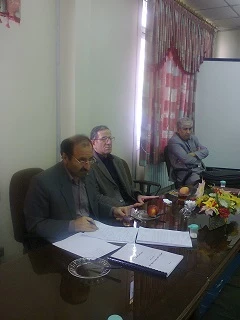 با حضور ریاست  و معاونت محترم اداره آموزش و پرورش  شهرستان بابل و مدیران و نماینده معلمان راهنمای مجری طرح کارورزی