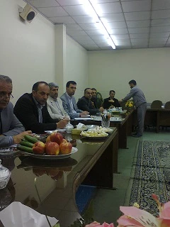 با حضور ریاست  و معاونت محترم اداره آموزش و پرورش  شهرستان بابل و مدیران و نماینده معلمان راهنمای مجری طرح کارورزی