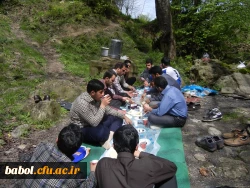 اردوی یک روز تفریحی دانشجویان به منطقه بندپی شهرستان بابل