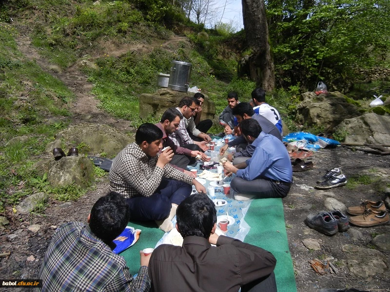 اردوی یک روز تفریحی دانشجویان به منطقه بندپی شهرستان بابل