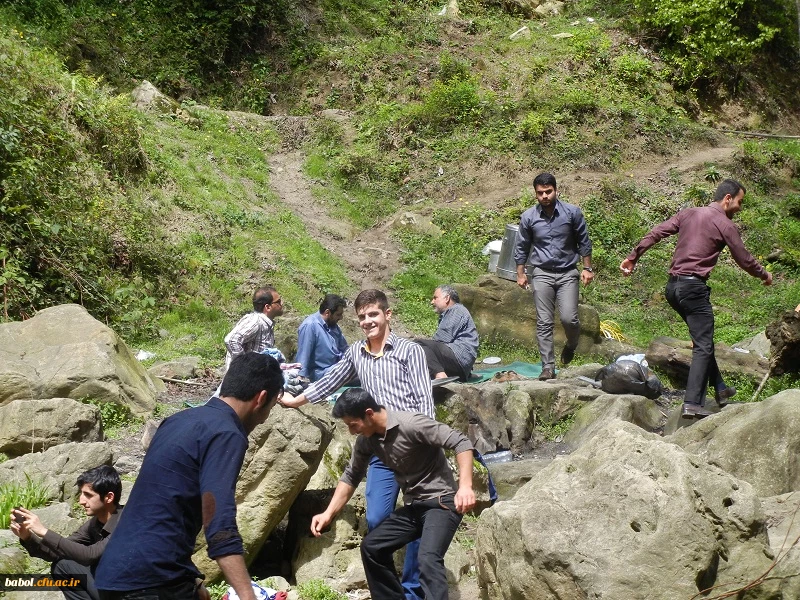اردوی یک روز تفریحی دانشجویان به منطقه بندپی شهرستان بابل