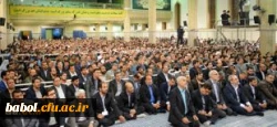 دیدار رهبر فرزانه انقلاب اسلامی با مسئولان آموزش و پرورش و دانشگاه فرهنگیان و جمع زیادی از معلمان و دانشجو معلمان سراسر کشور