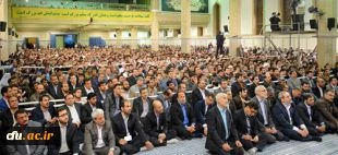 دیدار رهبر فرزانه انقلاب اسلامی با مسئولان آموزش و پرورش و دانشگاه فرهنگیان و جمع زیادی از معلمان و دانشجو معلمان سراسر کشور