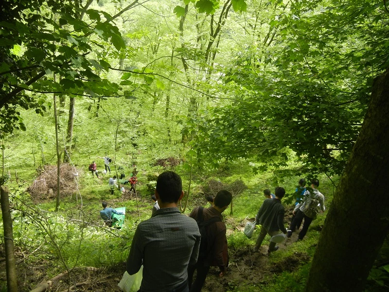اردوی یک روزه دانشجویان غیربومی مرکز به منطقه زیبای بندپی شهرستان بابل