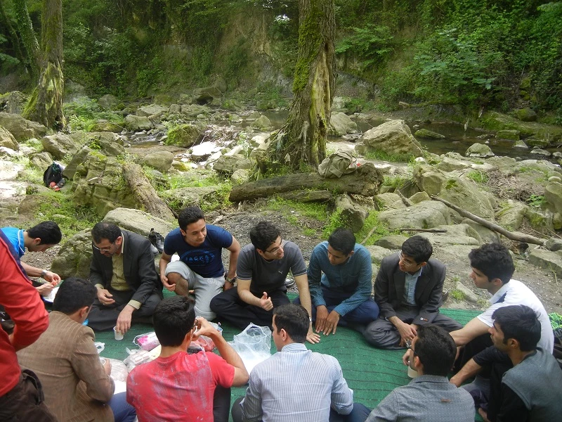 اردوی یک روزه دانشجویان غیربومی مرکز به منطقه زیبای بندپی شهرستان بابل
