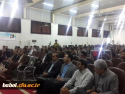 آیین گرامی داشت هفته معلم و تجلیل از دانشجویان برتر علمی