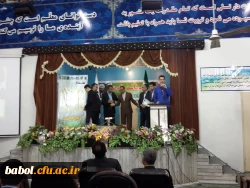 آیین گرامی داشت هفته معلم و تجلیل از دانشجویان برتر علمی