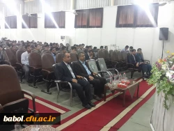 آیین گرامی داشت هفته معلم و تجلیل از دانشجویان برتر علمی