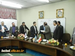 مراسم تودیع سرپرست قدیم  مرکز آقای دکتر لطفی و معارفه سرپرست جدید مرکز آقای دکتر علیمحمدی