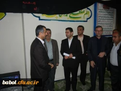 حضور سرپرست قدیم  مرکز آقای دکتر لطفی و  سرپرست جدید مرکز آقای دکتر علیمحمدی در خوابگاه