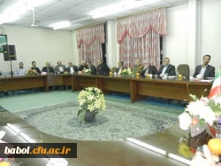 مراسم تودیع سرپرست قدیم  مرکز آقای دکتر لطفی و معارفه سرپرست جدید مرکز آقای دکتر علیمحمدی در بین استادان